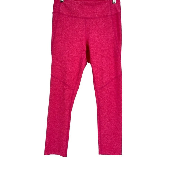 Outdoor Voices Women's Size Medium Pink Heathered Leggings 23" length - Picture 7 of 7